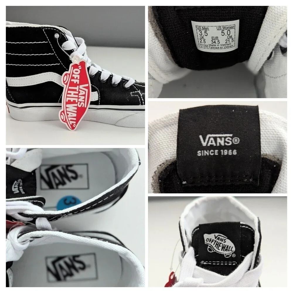 NWT Vans Unisex High-Top Sneakers/Running Shoes (Women Size 5 /Men Size 3.5)